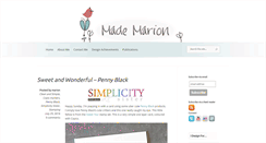 Desktop Screenshot of mademarion.vagg.org